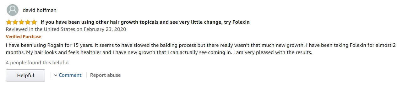 Folexin Customer Review