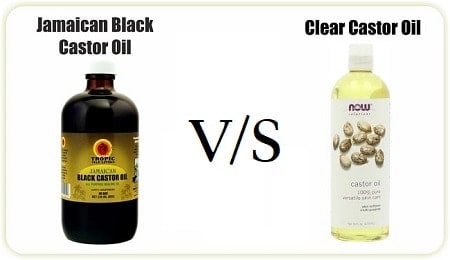 Castor oil vs Jamaican Black castor oil