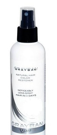 Grayban Hairspray Color Restorer for Gray Hair